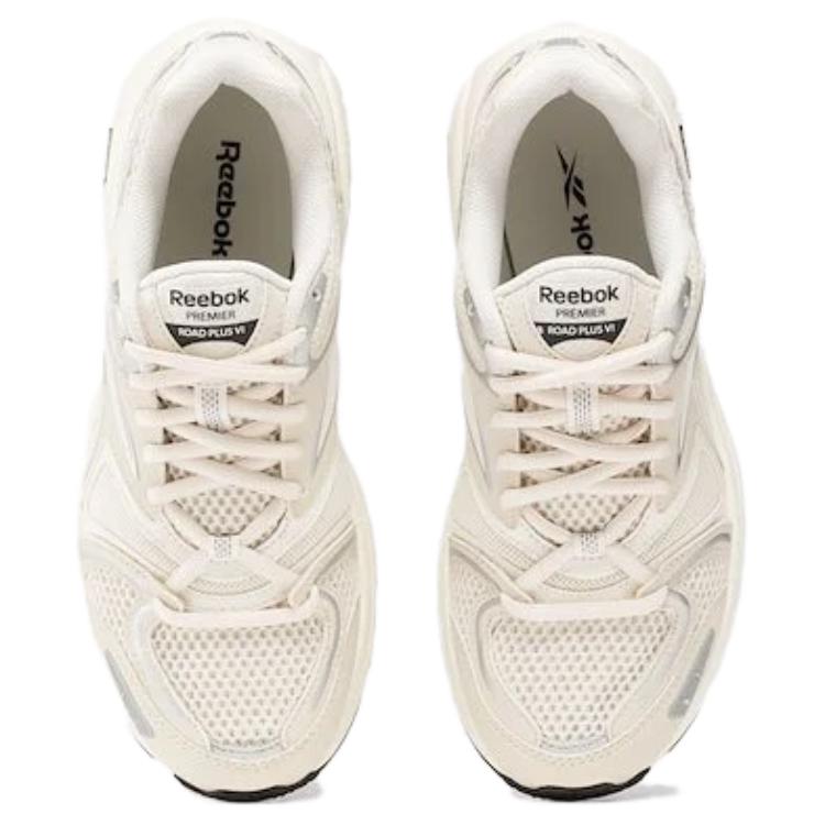 Reebok Premier Road Plus 6 Bone Silver Metallic Women Sneakers Cream Chalk 100074089