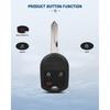 ECCPP Key Fob Keyless Entry Fits for Ford Taurus X 3.5L 2008-2009 3 buttons Remote Control Replacement CWTWB1U793