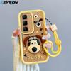 KEYSION Shockproof Case for Infinix Hot 50 4G 5G with Lanyard Soft Silicone Cute 3D Cartoon Doll Phone Cover for Infinix Hot 50 Pro 4G