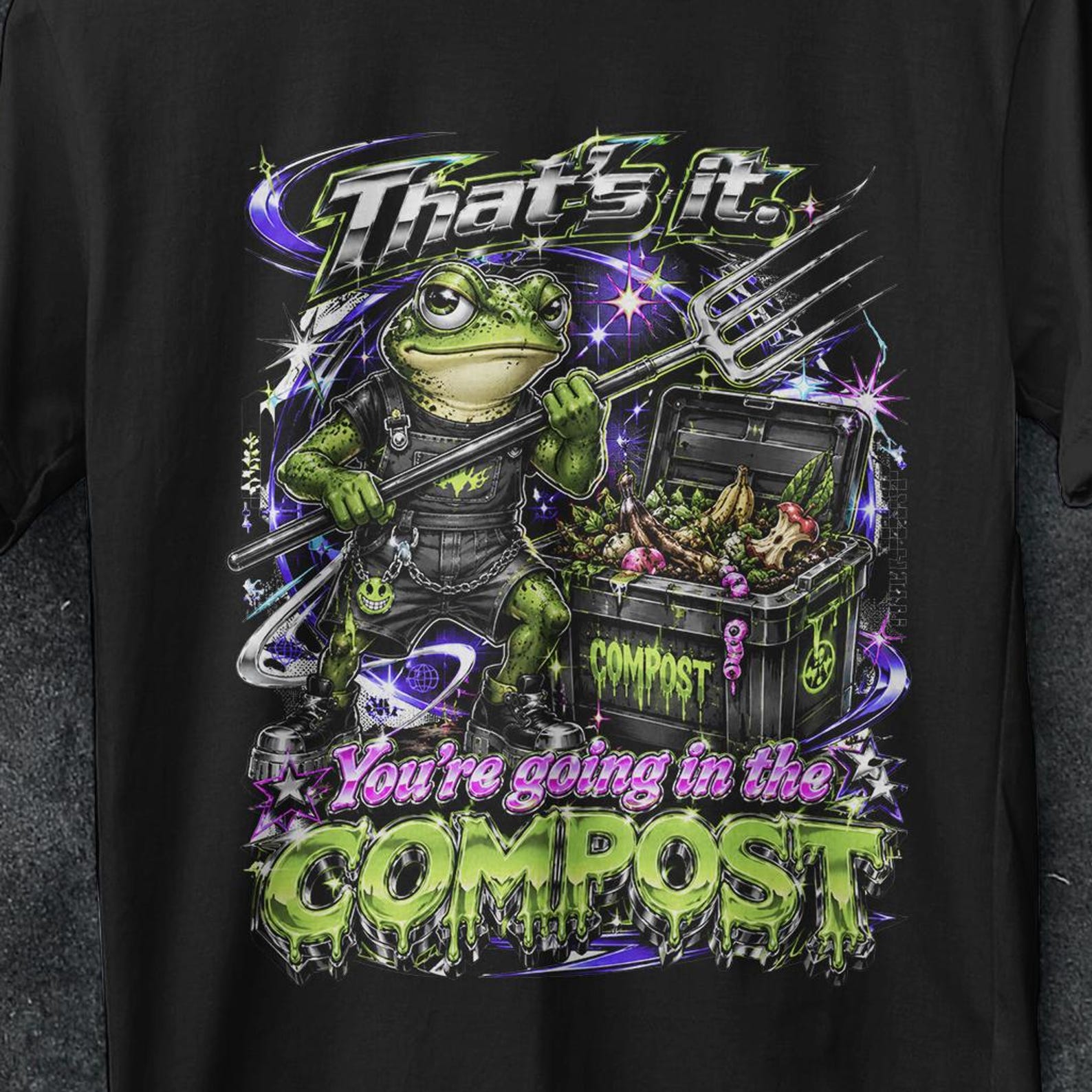 Funny Gardening Shirt, I Compost Shirt, garden, Frog Garde Shirt, the compost shirt, funny frog shirt, frog, sarcastic shirt, Gardening Tee M