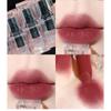 VIBELY Transparent Silver Matte Velvet Lipstick Pigmented Waterproof Lipstick Small Ice Cube Shape Lip Makeup Lipstick