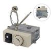Gas Valve 0085AQ0287 Thermostatic Type for Commercial Kitchen Use 120-200C Rp1/2 Rp3/8 Inlet M4X7 Flange Mounting