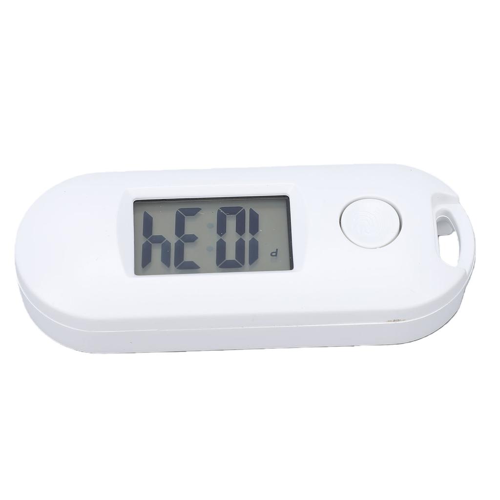 Keychain Pocket Watch Silent Digital Electronic Watch Luminous Backpack Keyring for Home Office Outdoor Use