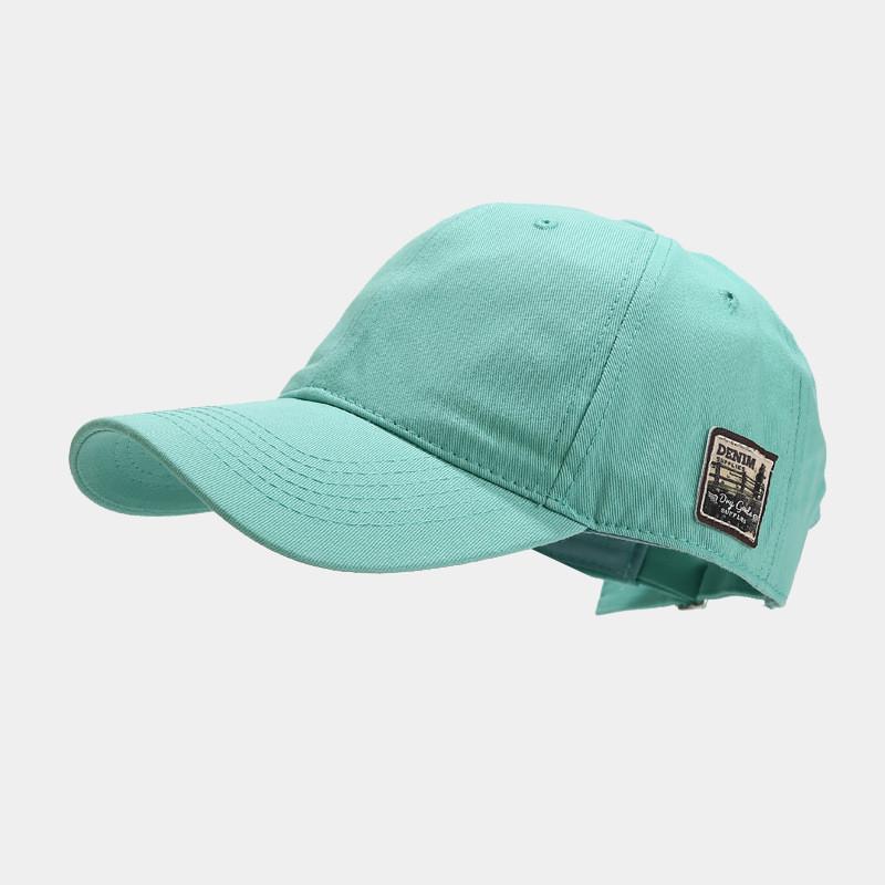 

Retro American Style Baseball Cap With Sun Protection For Casual Streetwear синій
