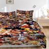 Dragon Ball Characters Collage Bedding Set Comforter Cover Gift for Bedroom,Includes 1 Cover and 2 Pillowcases, No InsertB569