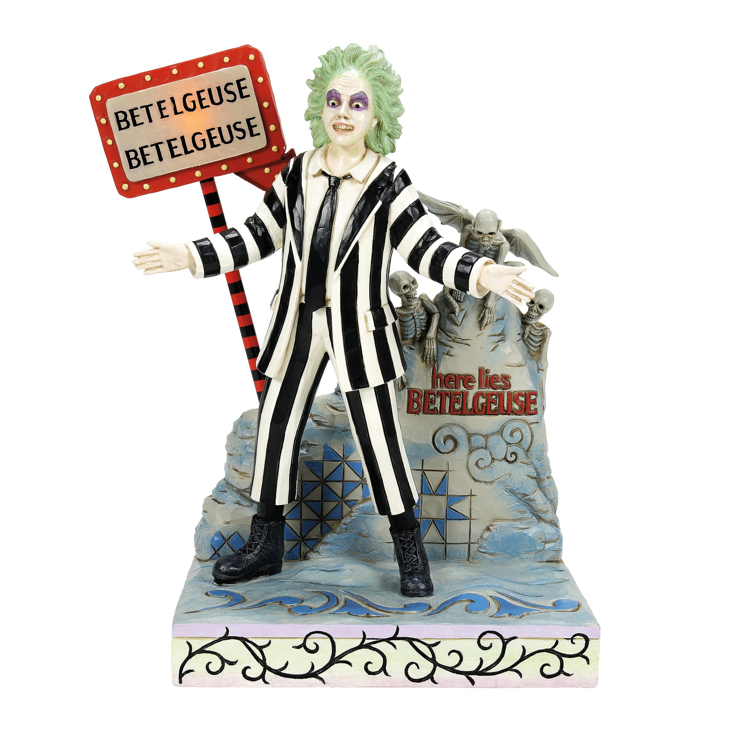 

JIM SHORE Beetlejuice LED Sign & Gravestone 6016175