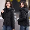 Down cotton jacket women's winter new Korean version loose padded jacket thickened fashion short cotton jacket