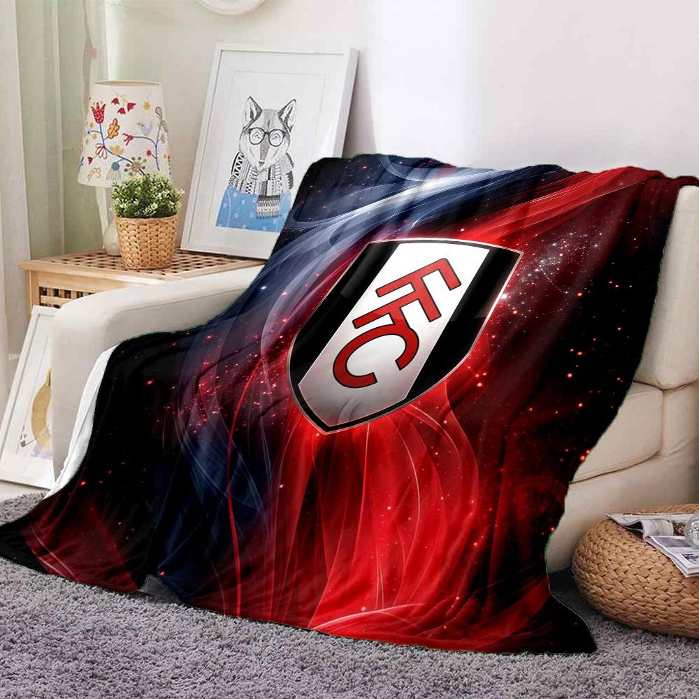 Fulham F.C Flannel Blanket, High quality Comfortable for All Seasons, Home Decor, Warmth and Comfort