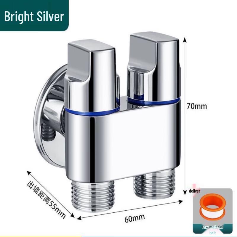 TLXT Stainless Steel Washing Machine Faucet with Auto Shut-off