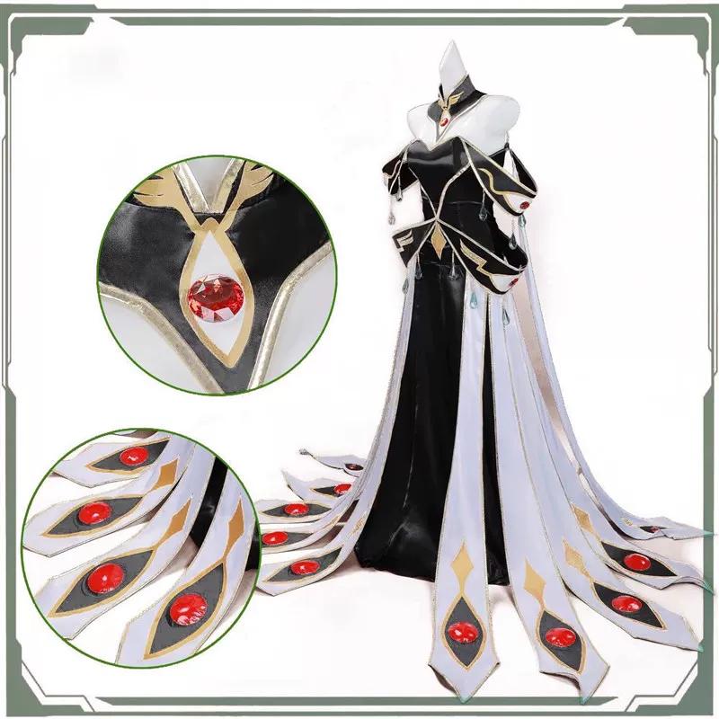 Costume e Parrucche Cosplay di Code Geass CC Lelouch della Ribellione C.C.. Tute Hangyaku No Lelouch Regina CC Camicia di Forza