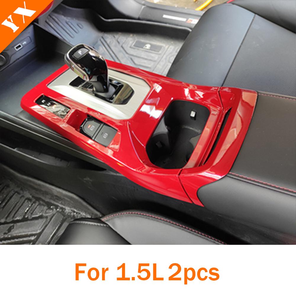 For MG GT  2022-2024 Car Full Set Trim Interior Moulding Red Look Window Lift Center Console Panel Inner Handle