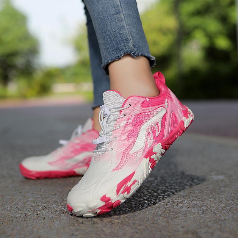 Women Anti-slip Trainers Men's Cross-training Shoes Elastic Gym Fitness Sports Shoes Outdoor Walking Trekking Hiking Sneakers