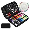 Complete Sewing Kit with Threads Needles Scissors Tape Measure Buttons Portable Travel DIY Embroidery Handwork Sewing Tool Set