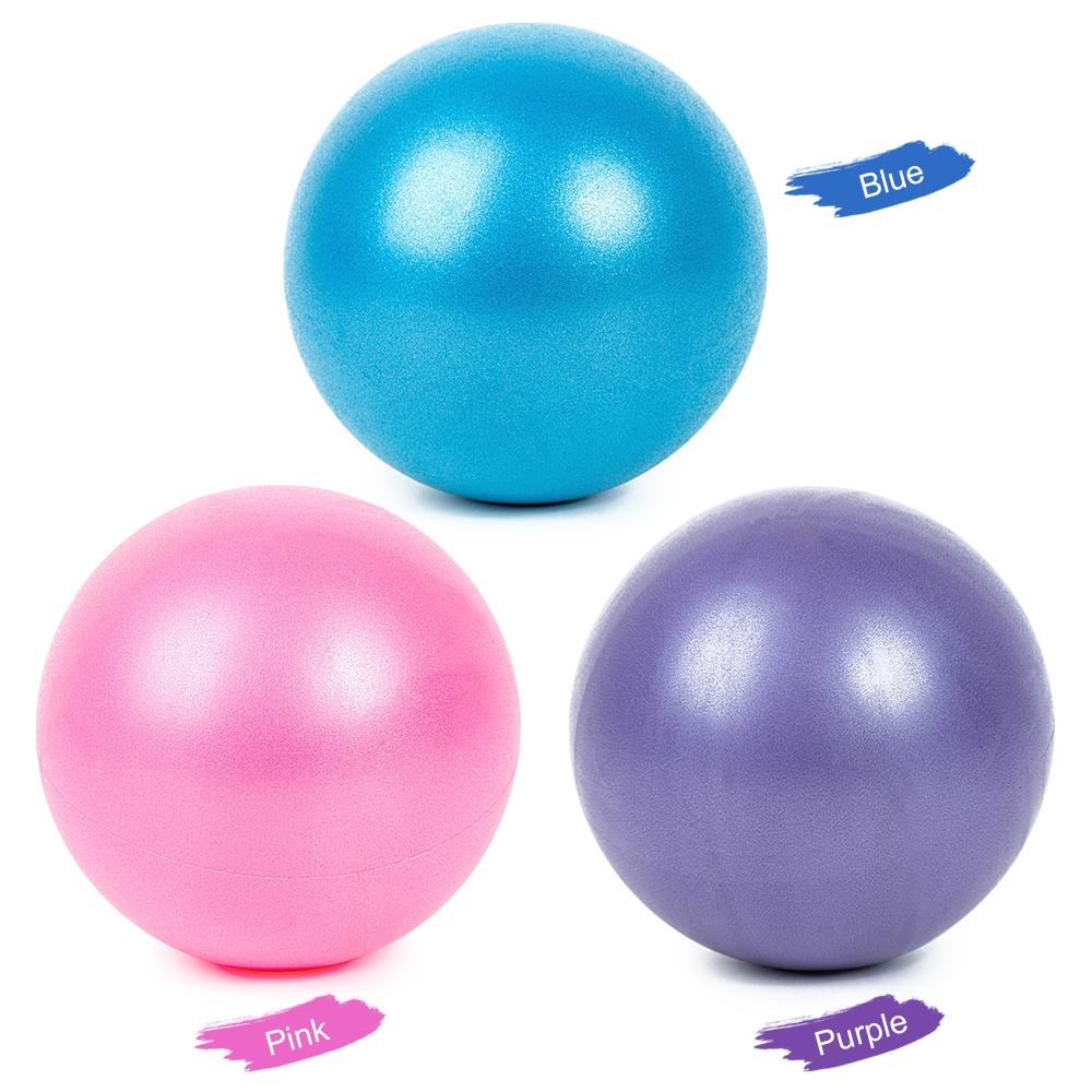 25cm 2 Pcs Yoga Ball Anti-burst Thick Stability Ball Mini Pilates Barre Physical Ball
