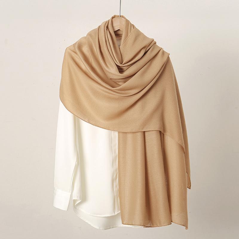 New Cotton Hijabs Scarf Solid Headscarf Wraps Big Size Plain Long Shawls Muslim Women Hijab Islamic Turban Headbands Foulard