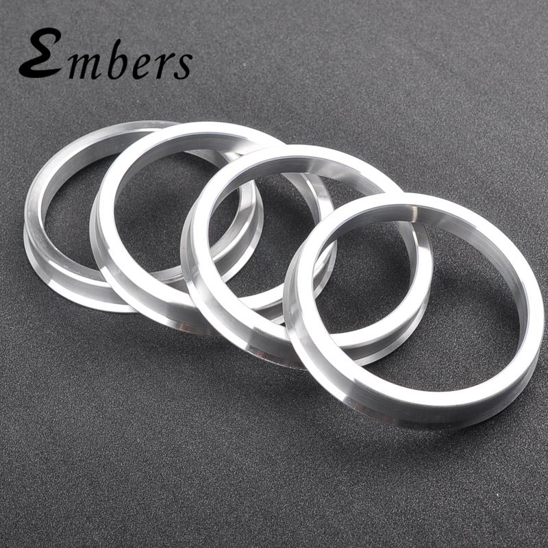 Aluminum Alloy 4PCS Wheel Hub Center Ring Car Wheel Bore 67.1-54.1,67.1-56.1,67.1-57.1,67.1-60.1,67.1-65.1,67.1-66.6