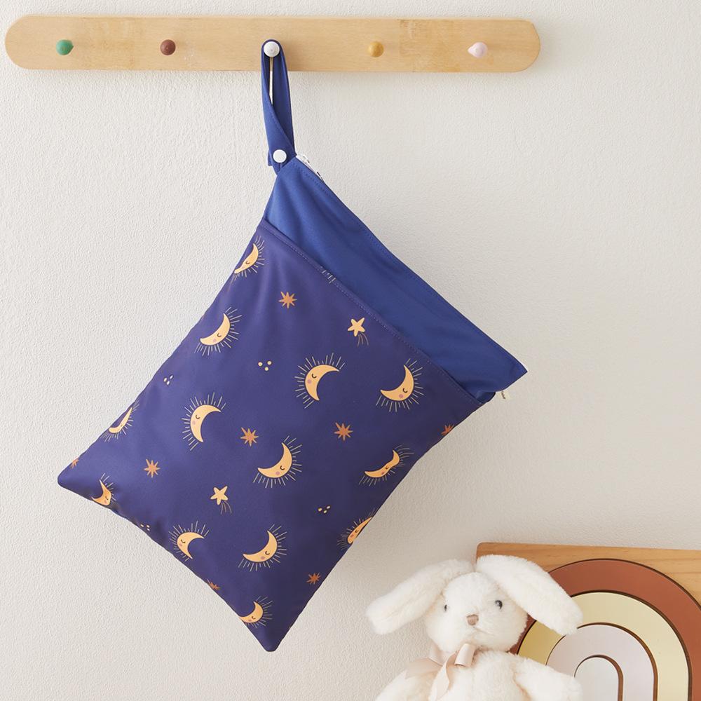 Bolsa Impermeável para Natação Bolsa Tote Seca Molhada Bolsa de Armazenamento Reutilizável com Alça de Fecho para Roupa de Banho