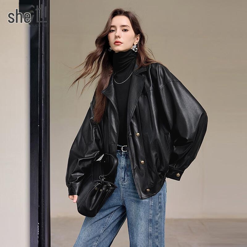 

Women s Stylish PU Leather Biker Jacket