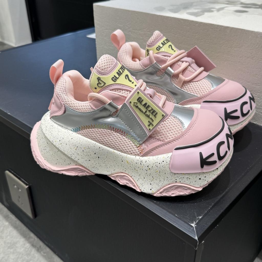 Spring and Autumn Dad Shoes Women's New Dirty Small Dirty Shoes Sneakers Muffin Platform Straps Women's Casual Running Shoes Speed