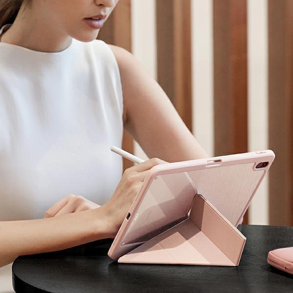 Uniq Etui Moven Ipad Air 10.9           (2022/2020) Ipad Air 11 (2024) Antimicrobial Różowy/ Blush Pink