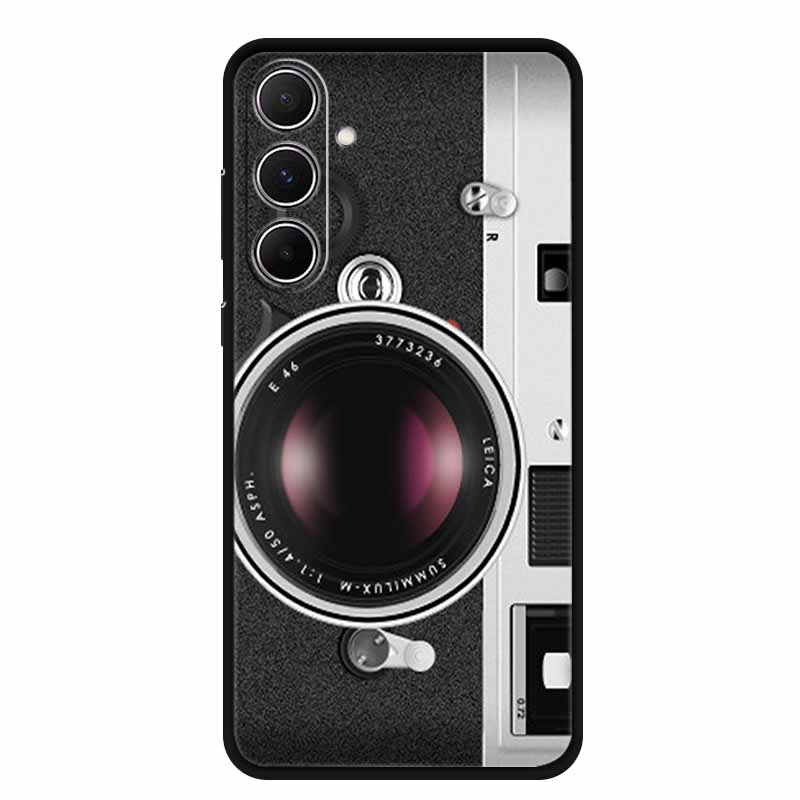 For Samsung Galaxy A55 5G Case Animals Soft Silicone TPU Phone Cases Back Cover For SamsungA55 Wolf Protector Cute Girl Shell