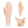 Beginner's Bendable Soft Fake Hand for Nail Art Display and Practice