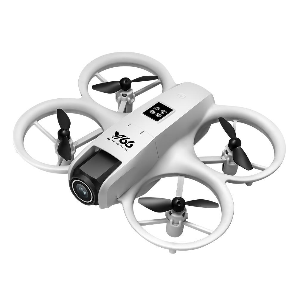 V66 Obstacle-Avoidance 4-Axis Remote Control Drone - Full Protection Toy Aircraft