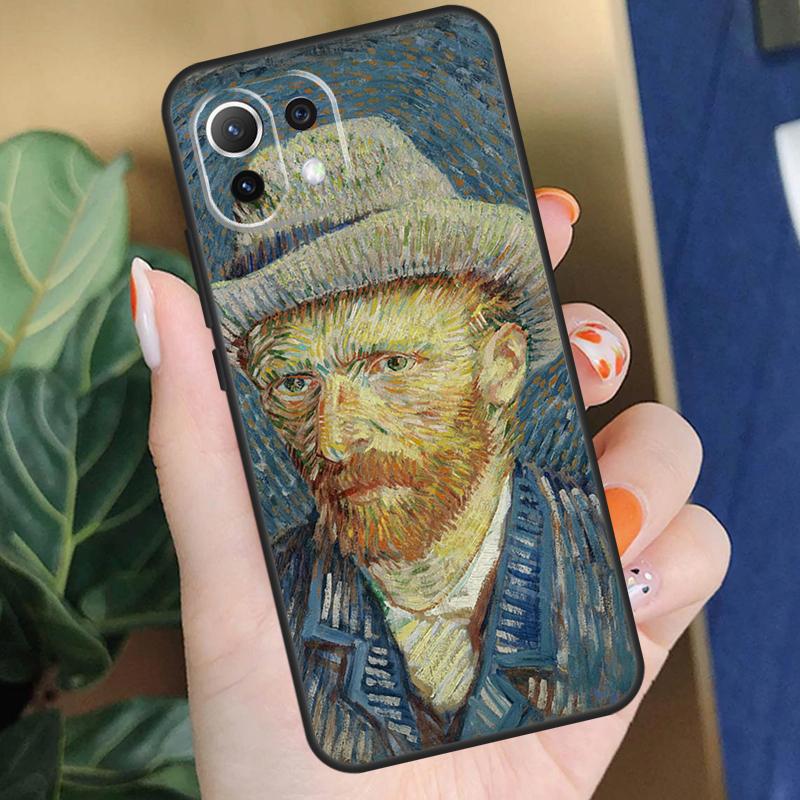 Pinturas Noche Estrellada Van Gogh Funda Para Xiaomi 15T 14T 13T Pro 14 15 Ultra 17 Pro Max POCO X7 F8 Pro X5 X6 F5 F6 F7 Carcasa
