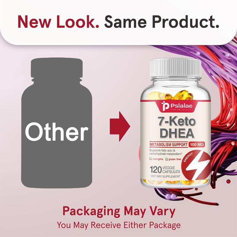 7-Keto DHEA 100 Mg - 120 Capsules (Vegetarian Capsules) Dietary Supplement - Carbohydrate Metabolism Support