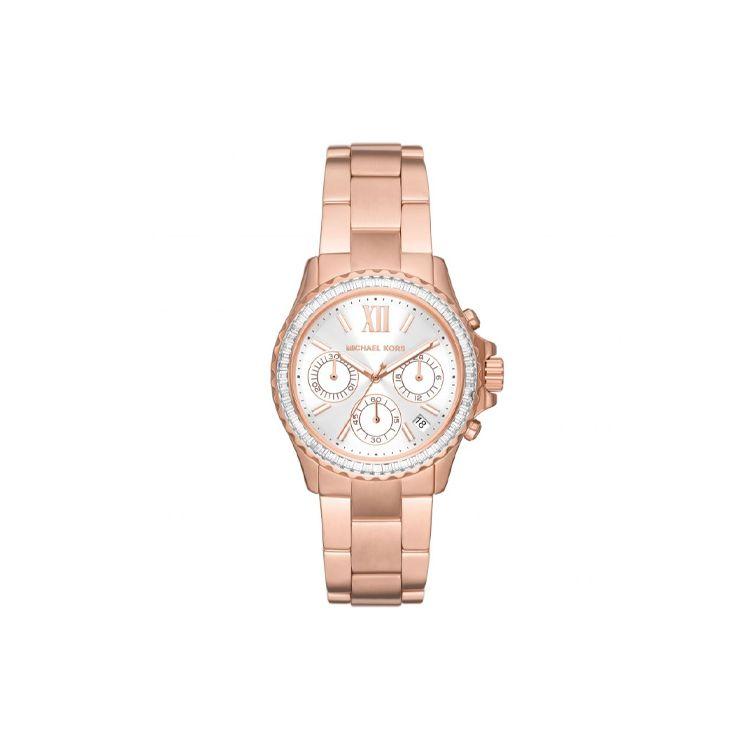 Michael Kors Quartz Watch Stainless Steel Band 36Mm Silver Dial Women watches MK7213 Silver Dial