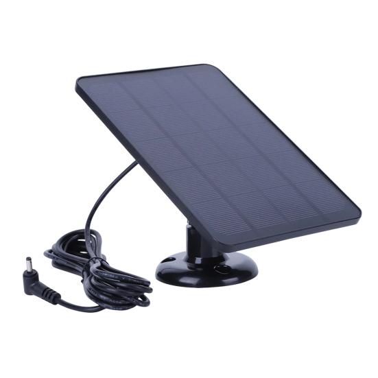 Solar Panel Video Doorbell Power Supply 5V/800mA Output IP65 Waterproof Easy To Install Single Crystal Silicon Solar Panel