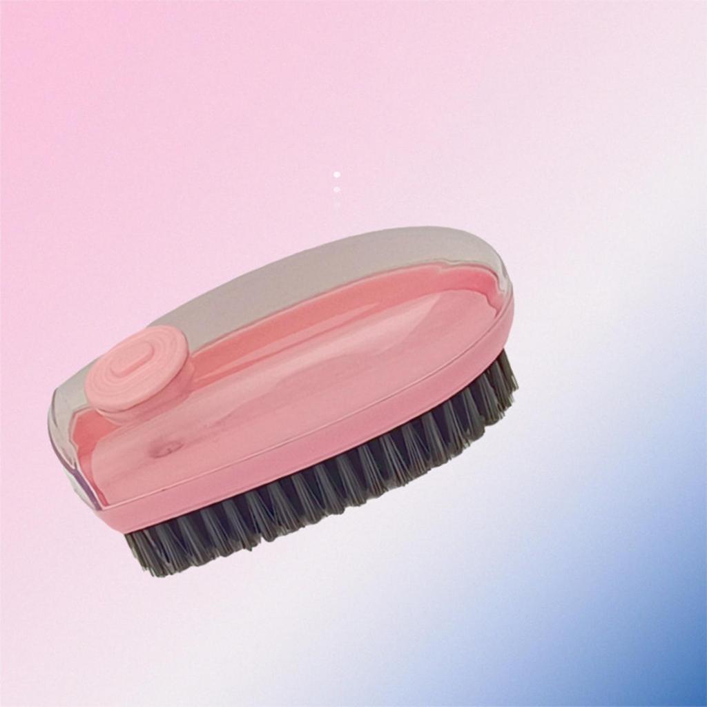 Hydraulic Cleaning Brush Multifunction Soft Washing for Clothes Kitchen Pink