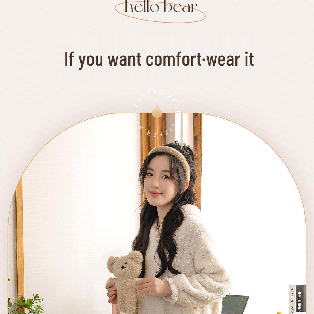 Jieleya Women's Waterproof Cotton Slippers: Winter 2025 Plush, Heel-Covered, Non-Slip Indoor/Outdoor Postpartum Shoes.