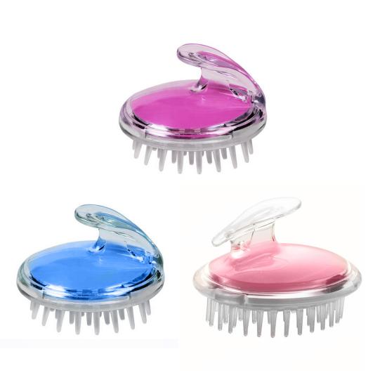 Haarmassage Massagegerät Kamm Kunststoff Shampoo Kopfhaut Dusche Körperwaschbürsten