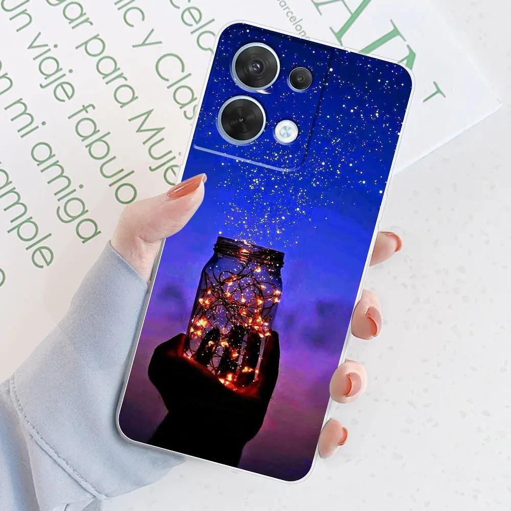 Für OPPO Reno 8 Pro 5G Hülle 8 Pro + Farbverlauf Transparente Hülle Für OPPO Reno 8 Pro + Plus Reno8 Cover Silikon Rückseite Stoßfänger