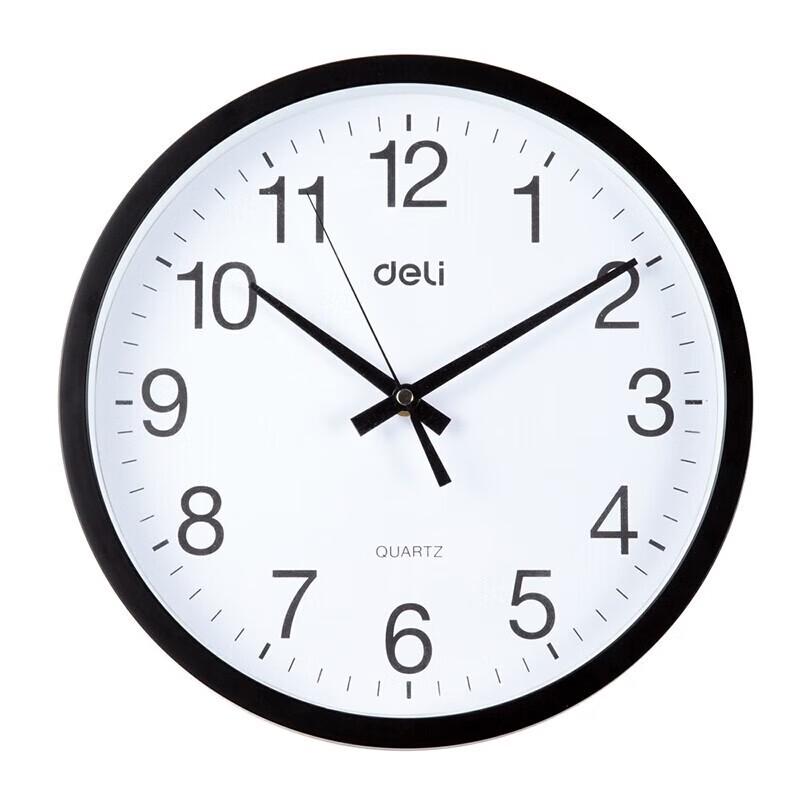 Deli 9006 Wall Clock чёрный
