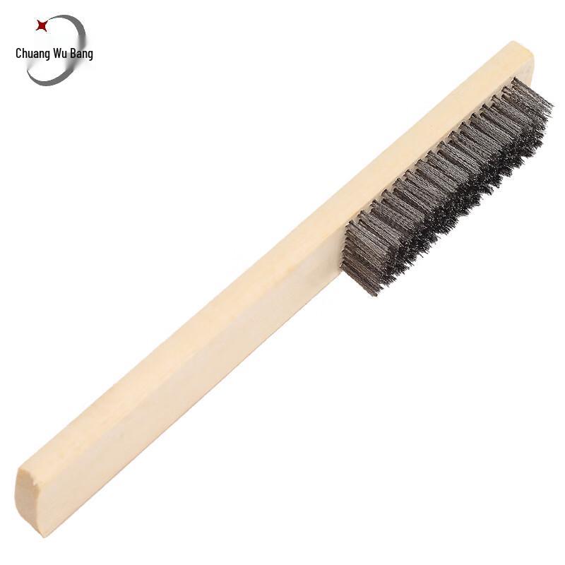 Chuangwubang Wooden Handle Wire Brush