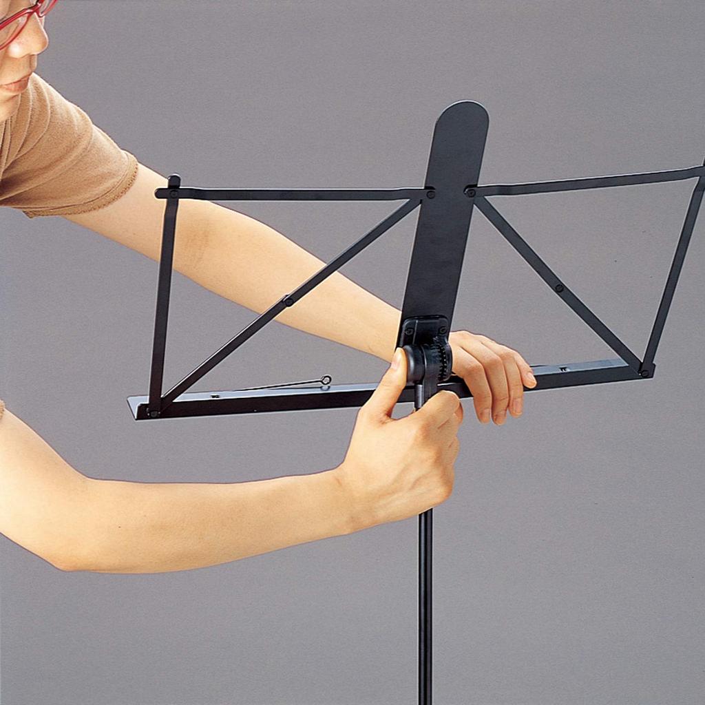Product Handled by a Japanese Kiktani Music Stand Foldable Aluminum [Reliable Company] KMS-7B