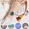 Luxury Smart Watch for Woman Health Monitoring 1.27" Bluetooth Call Custom Dial Women's Bracelet Sports Health Monitor Smartwatch Ladies Gift