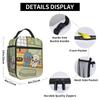 Cute Japanese Anime Insulated Lunch Bag for Women Children Portable Food Boxes Thermal Lunch Box Tote
