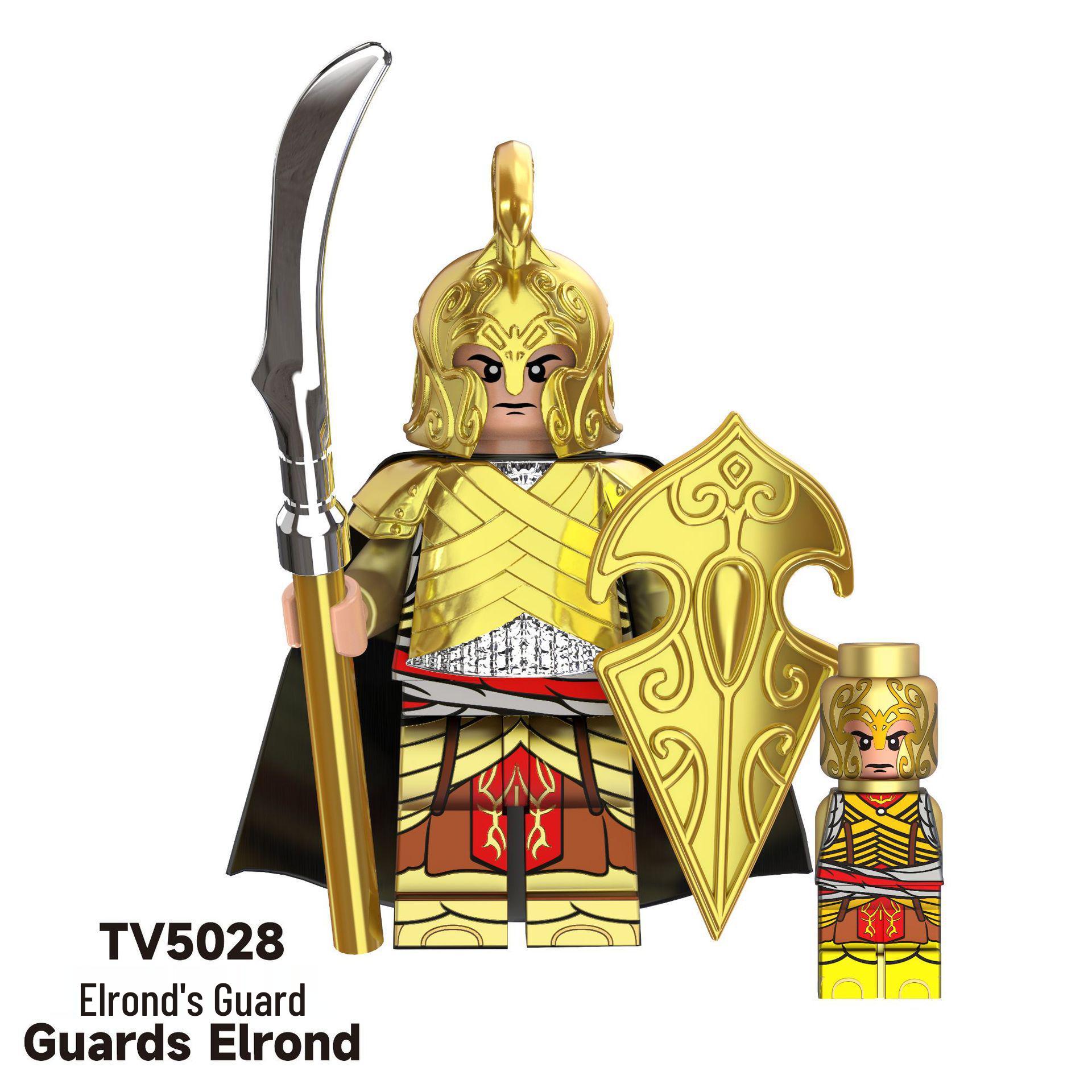 TV6404 King Elf Warrior Minifigure Building Blocks Toy