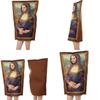 Halloween Mona Lisa Cosplay Costume For Adults And Teens High-quality Polyester Material