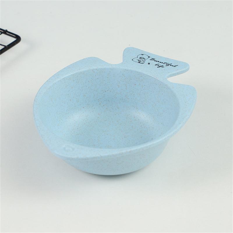 Creative Wheat Straw Bear Dish Fruit Snack Cake Dessert Dish Apple Shell Shape Plate For Home Restaurant Supplies Baby Plate