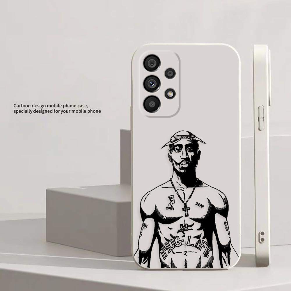 Rap-Sänger 2pac Tupac Hülle Für Samsung Galaxy M33 M53 NOTE 20 10 8 A02S A03 A03S A04 A04E A05S A06 A12 A13 A14 A15 A20S Hülle