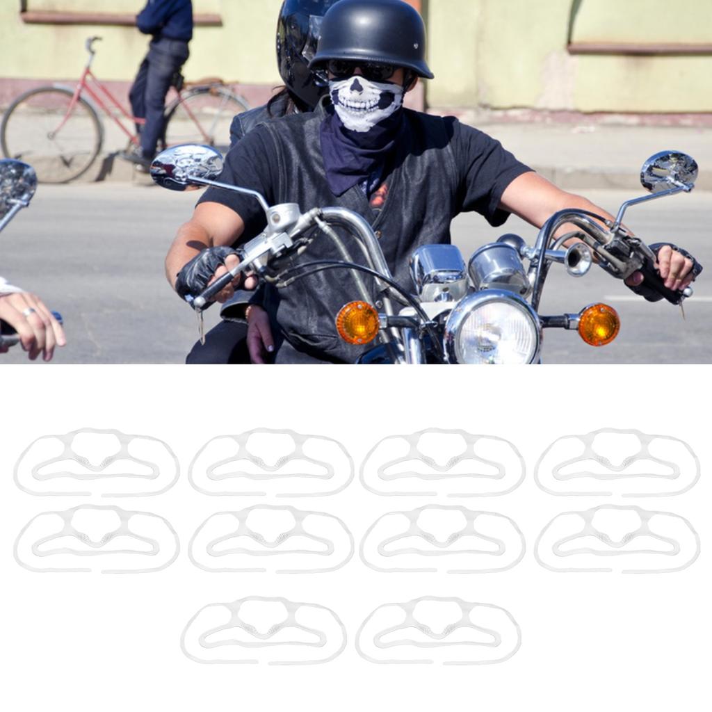10Pcs Mask Brace Antifog Food Grade Silicone Freely Foldable Reusable Mask Support Frame for Outdoor   School