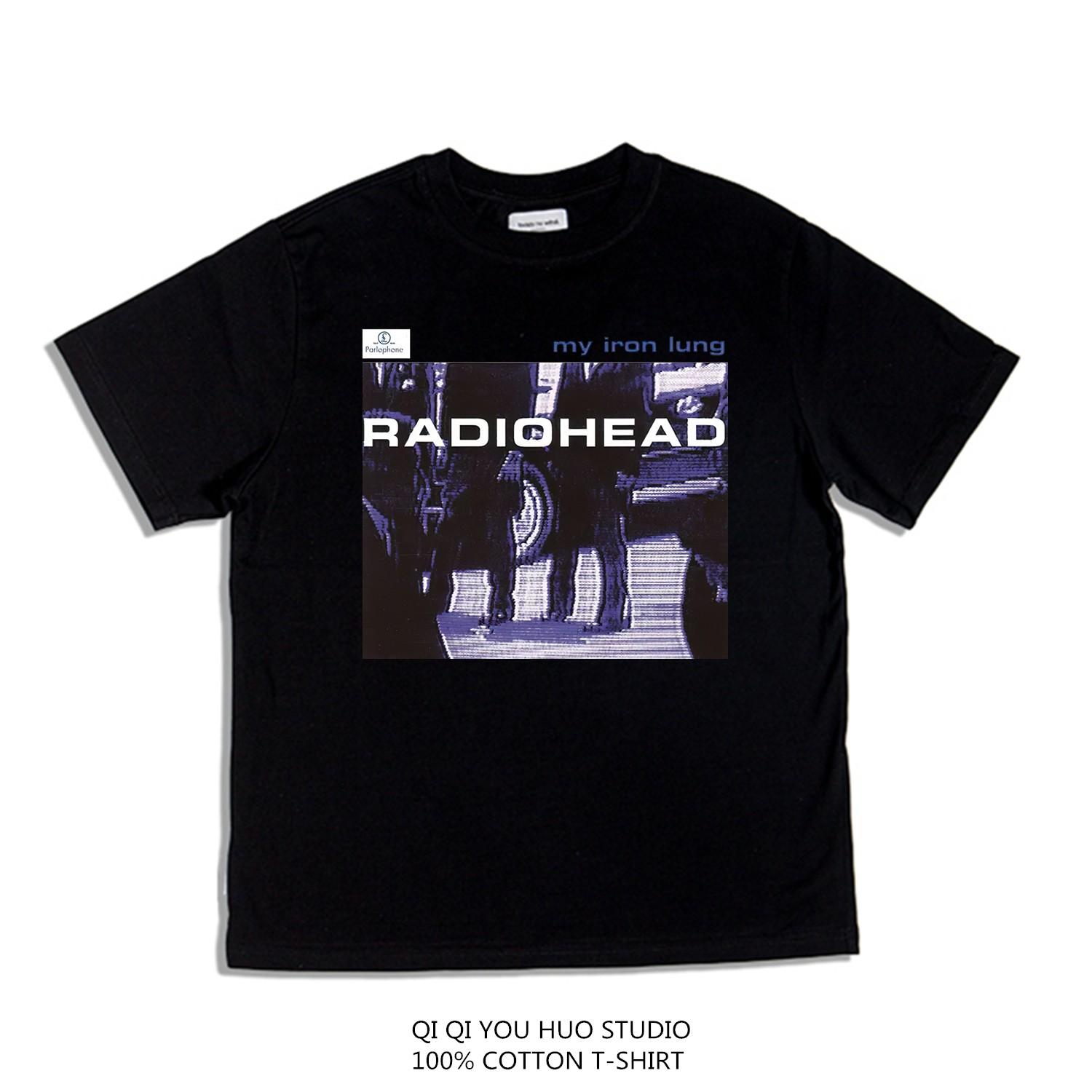

Hot Sale British Rock Band Radiohead Classic Album Poster Graphic Print T-shirt Men Women Casual Oversized High-street Fashion Harajuku Summer New Tee 4XL
