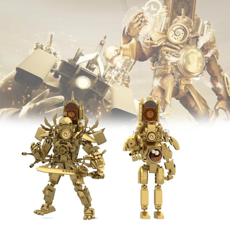 Clockman Skibidi Toylet Game Series Building Blocks Toys Children Gift Festival