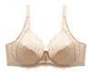 Sexy Lace Hollow Out Breathable Bras for Women, Plus Size Ultra-Thin Solid Color Bra