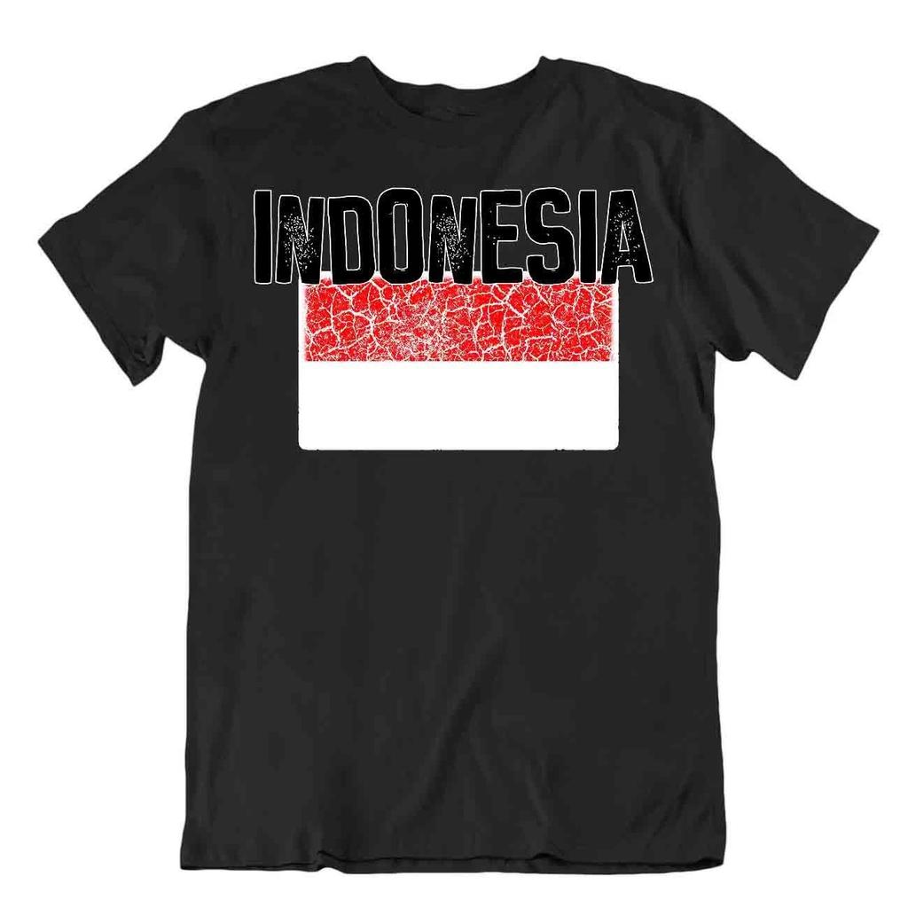 Flag T-Shirt Indonesia Fashion Country Souvenir Gift Tee Pride logo