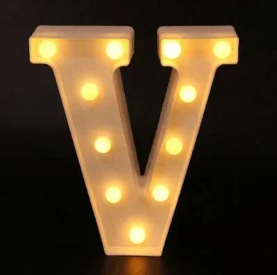 Wedding Decorative Name Number letters LED Lights Luminous Number Lamp Party Baby Bedroom Decoration Home Night Light